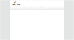 Desktop Screenshot of equitystreet.com